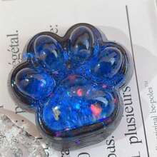 1pc Cute Cat Paw Stress Relief Toy, Fidget Toy, Jelly-Like Crystal Squeeze Toy, Super Soft Squeezing Toy, Exquisite Birthday/Christmas/Halloween Gift, Perfect Present