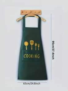 2 Stücke/1 Stück Premium Wasser- und Öl-beständige Kochschürze - langanhaltend, mit Besteckstaschen, anpassbare Einstellungen, perfekt für den Einsatz in Cafés, Restaurants und Heimküchen, ein stilvoller, vielseitiger Gegenstand, der unverzichtbar ist