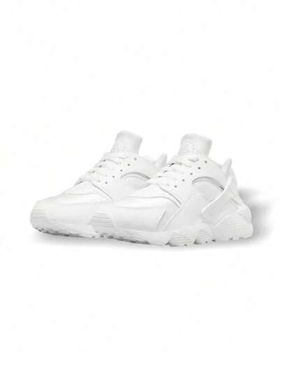 Nike Air Huarache Women Sneakers Triple White Lightweight Breathable Mesh Cushioned Support Slip Resistant Seamless Comfort Running Gym Walking All-Seasdaily DH4439-102