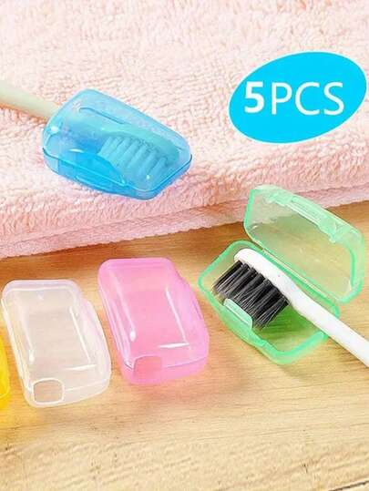 1pcs/3pcs/5pcs Toothbrush Case Mixing Portable Tooth Brush Cover Holder Toothbrush Hygiene Care Outdoor Supplies Random Color For Travel Toothbrush Case Travel Hiking Camping Covers Protector Suitable For Outdoor Travel And Household Bathroom Organizer Accessories Home Gadget School Supplies School Stuff For College Dorm For Student Toothbrush Cover Toothbrush Cases Toothbrush Toothbrush Protector For Travel Bathroom Travel Essentials For Travel Accessories For Holiday Vacation Holiday Essentials Mini Perfume For Women Perfume For Men Perfume Beach Bottle Travel Must Haves Summer School Accessories Back To School Back To School Supplies ﻿