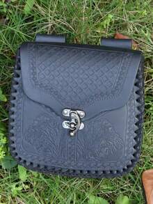 Medieval Retro Waist Bag Viking Style Hanging Belt Coin Purse Knight Fanny Pack Portable Men Women Money Pouch Costume Props Halloween