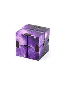 1pc Bestselling Printed Infinity Cube Pocket Fidget Toy, Creative Stress Relief Gadget, Foldable Infinity Cube Mini Gift - Multicolor - View 7
