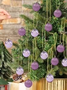44 Stücke Weihnachtskugeln, Weihnachtsbaum Dekoration, hängende bruchsichere Plastikkugeln für Weihnachtsbaum, Feiertage, Hochzeitsfeier, Fenster Weihnachtsdekoration, Geburtstag, Valentinstag, Ostern, Zuhause, Büro Wanddekoration, perfekte Weihnachtsbaum Dekoration um Feststimmung zu schaffen - Weihnachtsgeschenk 7/6/5/4/3 cm (2,8/2,4/1,9/1,6/1,2 Zoll)