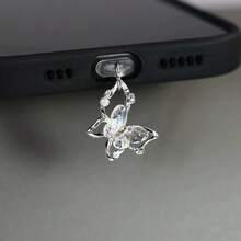 Butterfly Shaped Dust Plug, Charging Port Stopper, Data Port Blocker, Suitable For Lightning/Type-C Phones, Wireless Earphones, Dust-Proof Plug - Nhiều màu - Xem 13