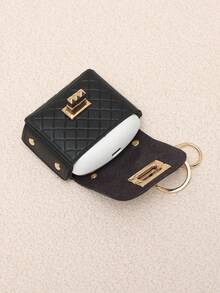 1 chiếc ví mini móc khóa đựng tai nghe, phụ kiện thời trang cho túi xách, móc chìa khóa xe hơi, ví đựng tiền xu, nhiều màu sắc để lựa chọn, thích hợp sử dụng hàng ngày, mùa thu/đông. - Nhiều màu - Xem 9