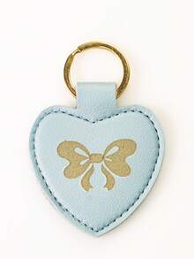 1 件别致的蝴蝶图案 PU 钥匙扣，可定制首字母女士钥匙扣，送给家人、朋友和情侣的理想情人节礼物 - 彩色 - 查看 11