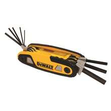 DEWALT Metric Folding / Locking Hex Key Set, 8 Piece (Multi Colour) - (TK7699) - Multicolor - View 2
