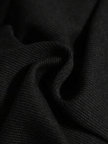 YUANXING Men's Black Casual Hoodie - "Hennything Is Possible" Retro Lettering Graphic, Long Sleeves With  Pockets, Adjustable Drawstring Collar - Perfect For Fall/Winter, Gift For Boyfriend Or Friend