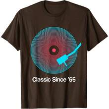 Classic Since '65 Vinyl - 60th Birthday Gift Idea For Men T-Shirt - Black - View 3