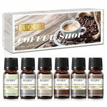Set de regalo de aceites esenciales EUQEE, Set de 6 piezas/12 piezas de aceites esenciales de aromaterapia, Set de aceites con aroma a frutas, Adecuado para difusor, aromaterapia, velas, jabón, Múltiples tamaños disponibles, Set de regalo de aceites esenciales premium - Múltiples aromas - Ver 13