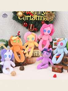 Hasbro Plüsch Hängedekoration - Hearth's Warming Night Serie, Regenbogen Dash, 18 cm, weiches Plüschtier, Weihnachtsdekoration, Geburtstagsüberraschung, Geschenk für Fans - Blau - Übersicht 6