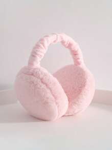 1 件可折叠汉堡耳罩，温暖毛绒耳套，可爱的冬季耳套，方便的可折叠设计秋季 - A - 查看 3