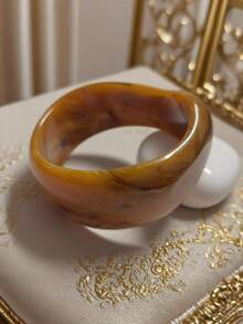 1 件超大粗多色树脂手镯，时尚简约风格，亚克力手镯套装适合女性，适合日常佩戴、约会、派对和工作 - 異性 - 查看 13