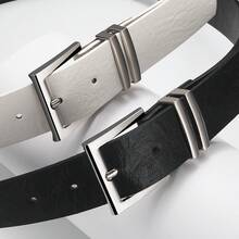 1PC Autumn Winter New Belt - Small Niche, Versatile, High-End Style Women's Waistband For Jeans (Wide Belt) - 咖啡 - 查看 4