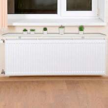 Shoze 90cm White Radiator Shelves, Including Easy Fit Brackets Shelf Sizes - Variant1 - View 5