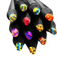 Creative Multi-Color Painting Pencils. Black Pencil Body + Vibrant Pencil Tips, One Stroke Draws Colorful Hues, Essential For Drawing & Journaling! - Multicolor - View 5