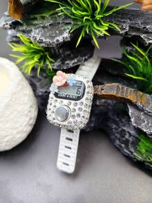 Middle Eastern Devout Counting Fashion Bracelet | Crystal Cluster Embedded Electronic Counter, Random Floral Decal Hides Exclusive Surprise, Long Press 3-5 Seconds To Reset, Collision Of Devout Counting And Fashionable Aesthetics, Each Piece Is Unique, Engraved Symbol Of Devout Moments (Main In Middle East, New Favorite For Wrist Prayers, Combines Ceremonial Sense And Exquisiteness As A Faithful Companion)