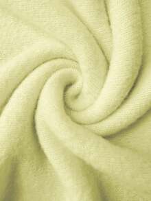 Women's Casual Elegant Solid Color Off-Shoulder Fit Bat Long Sleeve Regular Pullover Knitted Off The Shoulder Jumper Crop Tops Cute Sweater, Spring Summer Fall - Yellow - View 11