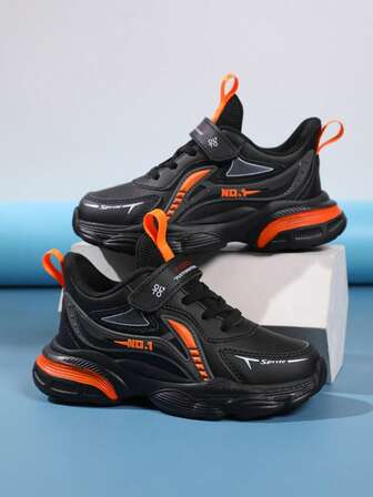 青少年运动鞋，返校休闲运动鞋，EVA轻便防滑耐磨鞋底，PU皮革鞋面，易于保养