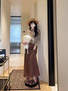 2025新款女士厚底毛绒拖鞋，适合户外穿着，厚底一脚蹬拖鞋，适合春秋季，宽松增高拖鞋，适合居家/办公室使用