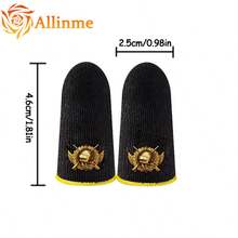 New Helmet Pattern Finger Sleeves, Anti-Slip & Sweat-Proof Gaming Finger Sleeves, Enhance Touchscreen Fluency, Designed For Mobile Gamers