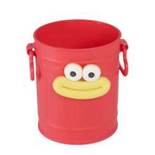 5个彩色大嘴巴铅笔筒，长腿大嘴怪兽铅笔杯带字母贴纸，桌面收纳桶造型，可爱趣味香肠嘴化妆刷收纳盒，DIY桌面文具收纳包 - 彩色 - 查看 34