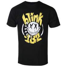 Refreshing Summer Blink182 Big Smile Clothing Peripheral Pattern Printing Summer Luxury Brand Cotton Men's And Women's T-Shirts Short Sleeves - màu đen - Xem 1