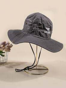 1pc Unisex Oversized Brim Solid Color Bucket Hat, Casual Outdoor Sun Protection Hat For Fishing, Cycling, Hiking - Multicolor - View 17
