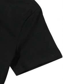 Sons Of Anarchy Logo T-Shirt For Men - Black Short Sleeve Casual Tee With Edgy Skull & Crossed Rifles Graphic, Machine Washable Regular Fit Round Neck Shirt For All-Season Wear, Allseason Apparel| Bold Graphic Print| Digital Print Quality - Black - View 5