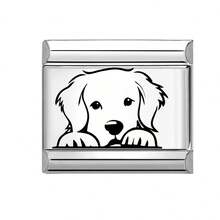 1件可定制DIY意大利模块化手链，饰有心形、动物、字母、眼睛、蝴蝶元素，适合作为派对礼物送给朋友/情侣，适用于圣诞节、新年、万圣节、情人节等节日，设计精美，不锈钢材质，本土制造，实用时尚，是圣诞节和万圣节的必备单品。 - 多款組合 - 查看 7