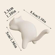 1/3 件可爱猫形桌边挂钩 - 适用于办公桌的线架收纳架、包包挂钩、钥匙扣、创意桌面手提包挂钩，适用于餐厅、咖啡馆、学校 | 装饰挂钩 | 桌面装饰 | 返校用品
