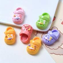 2/3/6/9/12 chiếc nam châm tủ lạnh hình dép hoạt hình, Bộ nam châm tủ lạnh hình bầu dục bằng nhựa trang trí dễ thương, Nam châm bảng trắng và văn phòng nhà bếp vui nhộn, Hoàn hảo làm quà tặng trang trí nhà cửa vào Lễ Tạ ơn, Giáng sinh và Halloween - Nhiều màu - Xem 2