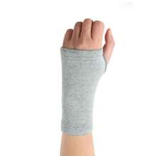 1双黑色尼龙腕托袖掌部保护套男女舒适健身手套适合日常运动和户外活动 - 黑色 - 查看 14