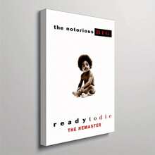 1pc Wooden-Framed Poster Featuring Notorious B.I.G.'S 'Ready To Die' Rap Album, Perfect As A Considerate Holiday Present For Family And Friends, Ideal For Decorating Bedrooms, Living Rooms, Dining Areas, And Offices, Optional Frame ﻿ ,Wall Art With Frame - Multicolor - View 14