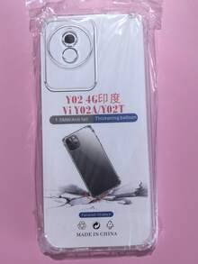 1 件透明防摔外壳，适用于 Vivo 系列、Vivo 手机透明防摔手机壳、手机壳、手机保护套、手机壳、手机套、四角防摔手机壳、透明手机壳、极简手机壳、纯色手机壳、透明手机壳、TPU 防摔手机壳（军用级防摔） - 無色 - 查看 82