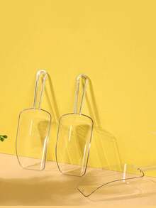 1/2/3/4/5个装透明塑料冰勺，多功能冰箱冰格勺，多用途厨房勺，浴室冰勺，食品糖果勺，磨砂透明冰铲，奶茶店厨房麦片冰勺（尊敬的顾客，温馨提示：运输过程中可能存在轻微划痕） - 彩色 - 查看 6