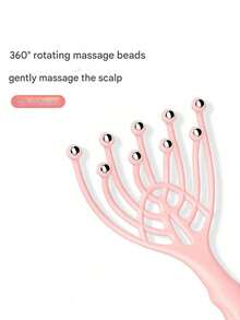 1/2Pcs Multi-Purpose Nine-Claw Head Massager, Massage Comb, Manual Scalp Roller Massage, Relaxing Stress Relief Scratching Head Comb, Convenient And Durable, Massage Comb For Manual Massage Of Head And Body, Relaxation, Daily Necessity, Portable, Suitable For Home, Travel, Sports, Camping, Manual Massage Tool