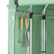 SoBuy Foil Tool Shed Aluminum Silver