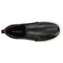 Vionic Kimmie Perf I6626L3-001 Women's US 10 Black Leather Casual Shoes ZOGG561 - 黑色 - 查看 2