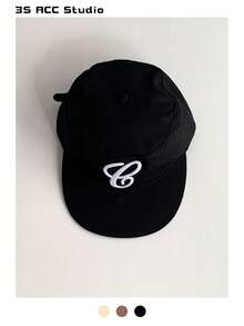 优雅英伦风复古格纹平顶帽，豹纹平檐高端刺绣棒球帽，网红同款，秋冬文艺范儿十足，时尚软顶鸭舌帽，大头很讨喜 - 平頂 - 查看 14