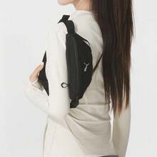 Puma Waist Bag, Shoulder Bag, Chest Bag, Casual Messenger Bag, Sports Backpack, Mobile Phone Bag, 24.5*4*9CM - 黑色 - 查看 4