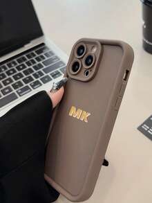 1个个性化情人节Y2K软硅胶手机壳，防震糖果色，可定制姓名/字母，彩色复古纯色情侣/学生手机壳，适用于苹果17/16/15/14 Pro Max/13/12/11 Plus，情人节礼物，生日礼物，节日礼物，送给她的礼物，个性化礼物，Etsy/定制产品，送给她的定制礼物，周年纪念礼物，结婚礼物，送给妈妈的个性化礼物（烫金工艺） - 白色 - 查看 9