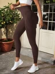 High Waist Seamless Women's Leggings - Slim Fit Tummy Control Butt Lifting Leggings For Running, Cycling, Yoga, Leisure
