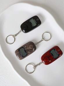 1pc New Finger Ring Counter, Electronic Digital Hand Tally Counter, Manual Counting Ring With Large Display, Battery Operated Clicker Tool - Multicolor - View 8