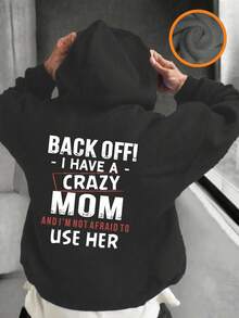 Tween Boys Graphic Print Thermal Lined Hoodie Sweatshirt, Warm & Comfortable For Autumn/Winter