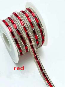 1 Set Self-Adhesive Glass Diamond Crystal Decorative Strips, Crystal Ribbon Stickers, Shiny Decorative Strips, Bow Pearl White Stickers, Cute Pearl Bow Self-Adhesive Stickers, DIY Fashion Decorative Stickers - Suitable For Clothing, Shoes, Hats, Bags, Various Crafts, Home Decor