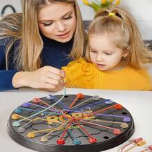 解开绳结挑战，桌面游戏玩具，儿童智力开发，逻辑思维，集中注意力，亲子互动，节日庆典互动游戏，派对礼物，万圣节，圣诞节派对游戏