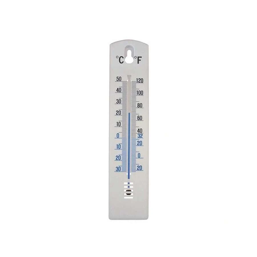 Faithfull Wall Thermometer - Plastic 200mm (Multi Colour) - (TK25643) - one-size - View 1