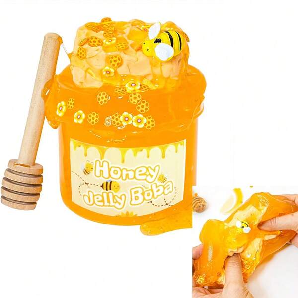 1/2/12pcs Honeycomb Slime, Butter Slime Set, Squeeze To Make "Snap Snap" Sound, Non-Sticky, Crispy And Delicious, Children Slime Party Favor, Sensory Slime Toy, Birthday, Halloween, Christmas, Easter Gift For Teens And Adults