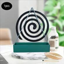 قطعة واحدة أو قطعتان من موقد طارد البعوض الأنيق والإبداعي بتصميم خارجي على شكل قوقعة وقطة، مناسب للاستخدام الداخلي والخارجي، مصنوع من مواد متينة مثل البولي بروبلين والحديد المطاوع، يتناسب تماما مع عيدان البخور والعود وطارد البعوض، رف طارد البعوض الجميل، حامل موقد البخور الزخرفي، وملحقات طارد الحشرات للاستخدام المنزلي والمكتبي